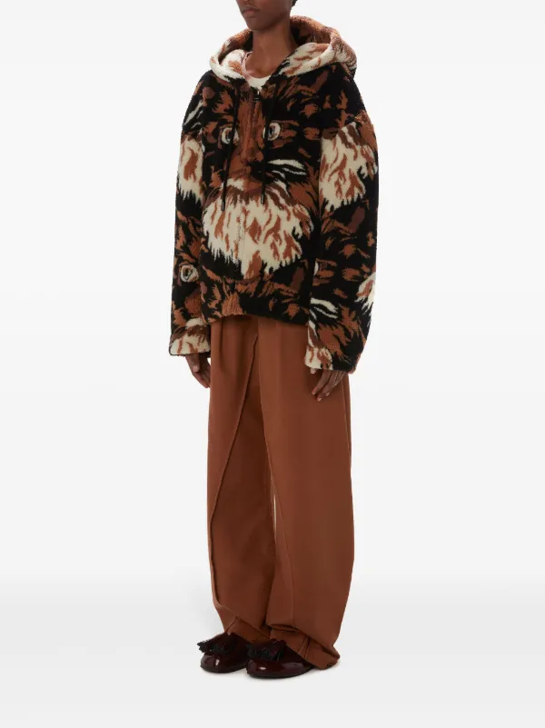 JW Anderson フーデッド エコファージャケット | ブラウン