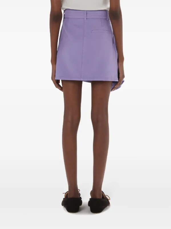 ワンピース JW ANDERSON Women Mid Skirts DR0328PG1116 730 PURPLE JW Anderson Women's Twisted Workwear Trousers in Purple JW
