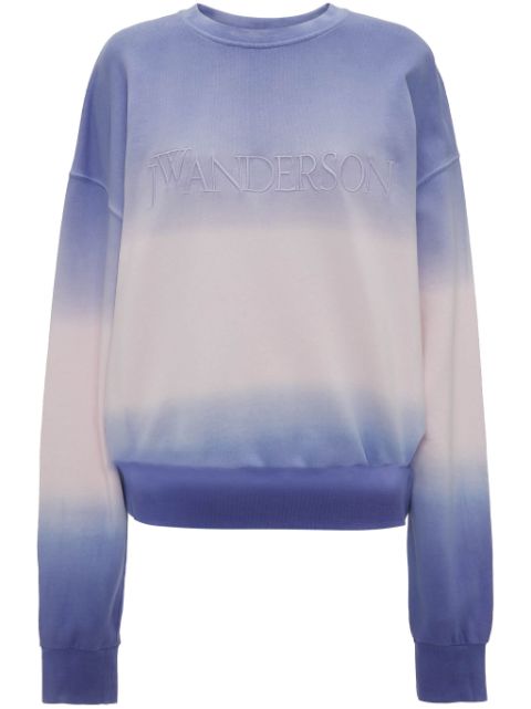 JW Anderson gradient-effect organic cotton sweatshirt Women