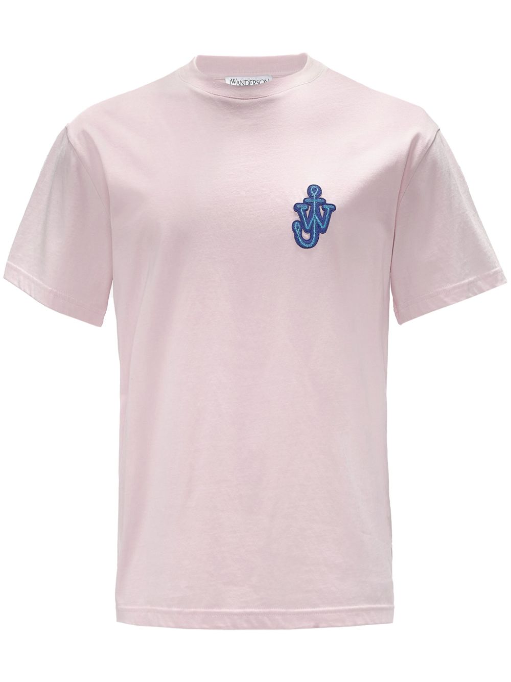 JW Anderson Anchor logo-patch T-shirt Roze