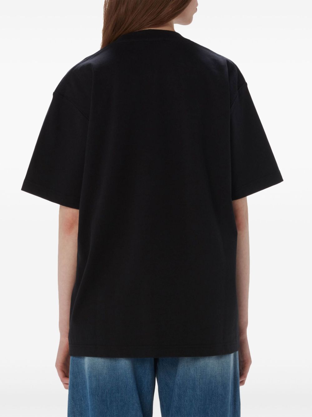 JW Anderson logo-embroidered organic cotton T-shirt Women