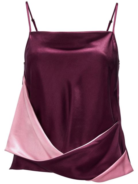 JW Anderson draped satin tank top Women