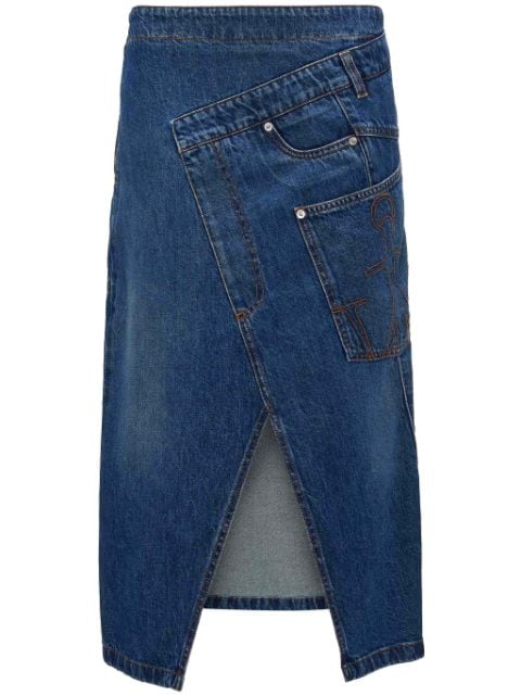 JW Anderson jupe portefeuille en jean