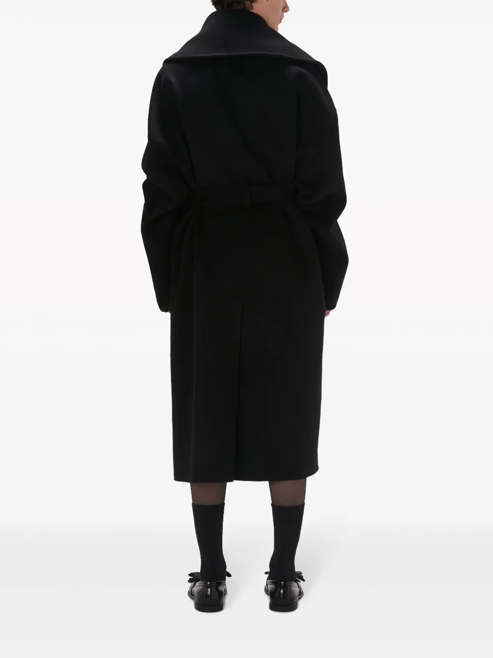 JW Anderson Wollen jas met ceintuur Blauw