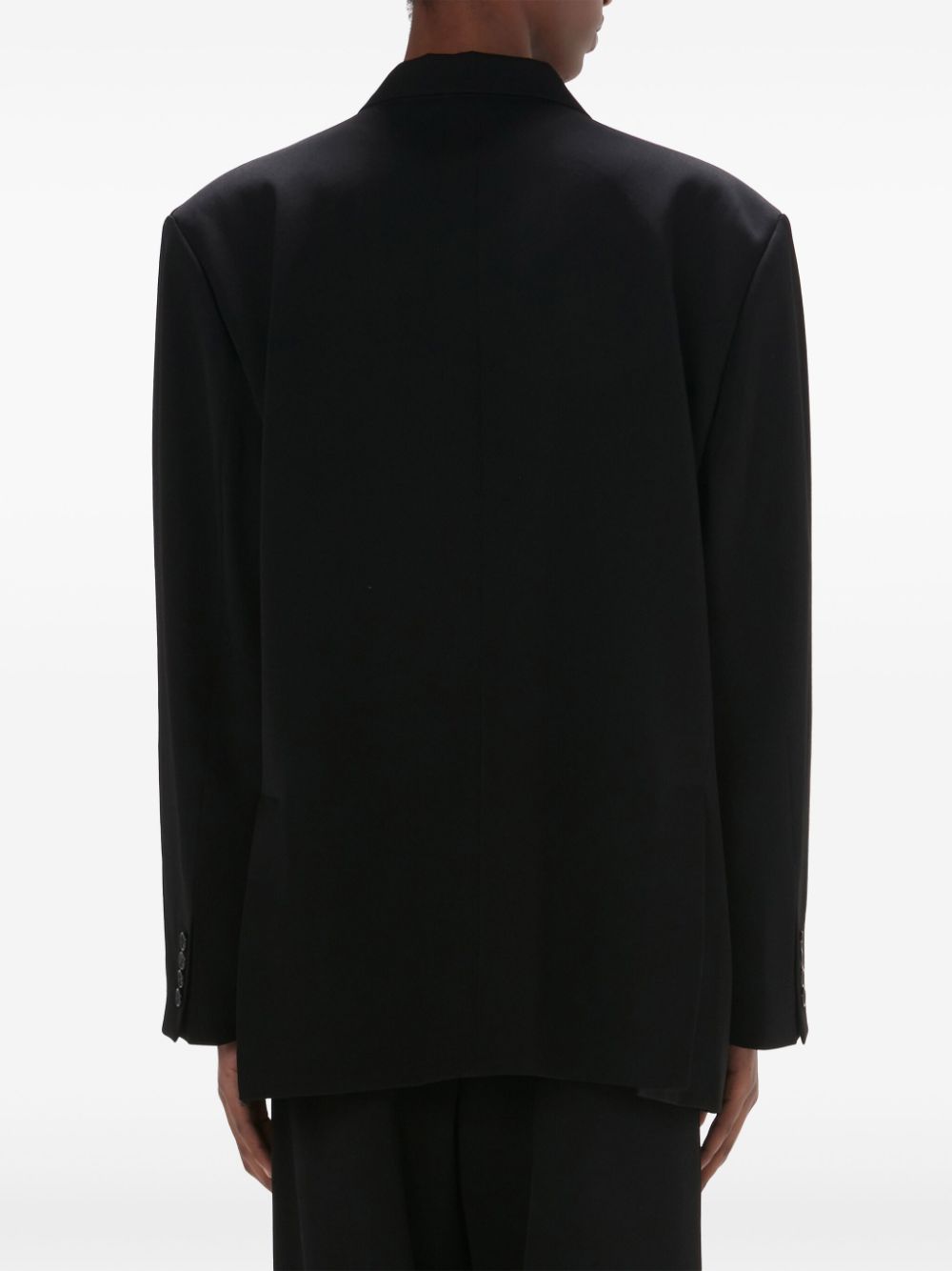 JW Anderson double-breasted contrasting-collar blazer Women