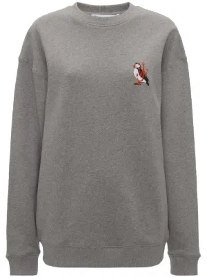 パーカー・フーディ J W ANDERSON MelangA ivory stretch cotton sweatshirt Men's Sweatshirts & Hoodies by JW Anderson