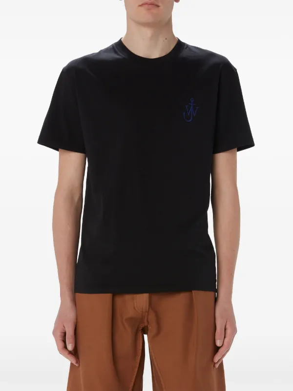 JW Anderson grafhic-print Organic Cotton T-shirt | Black