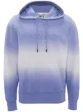 JW Anderson gradient-effect cotton hoodie - Purple