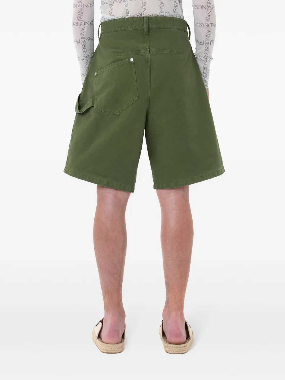 Cheap JW Anderson twisted workwear shorts Men