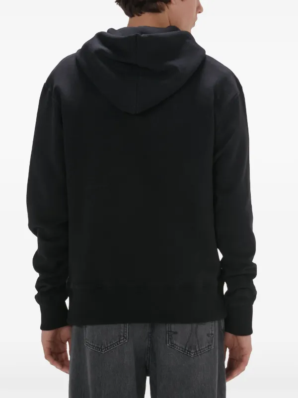 JW Anderson Canary Organic Cotton Hoodie | Black | FARFETCH
