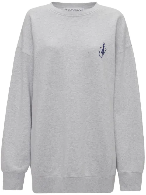 Sweat en coton biologique à imprimé - JW Anderson - Modalova