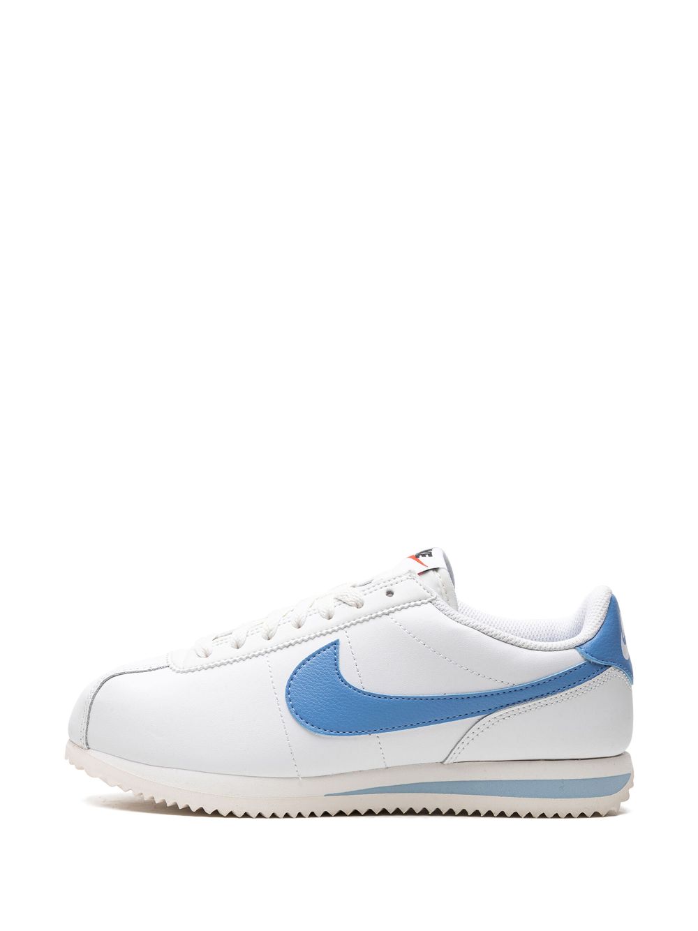 Blue white nike cortez on sale