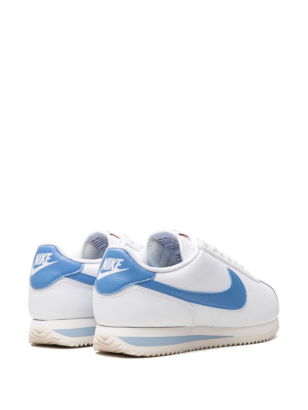 Shop Nike Cortez "white/university Blue" Sneakers