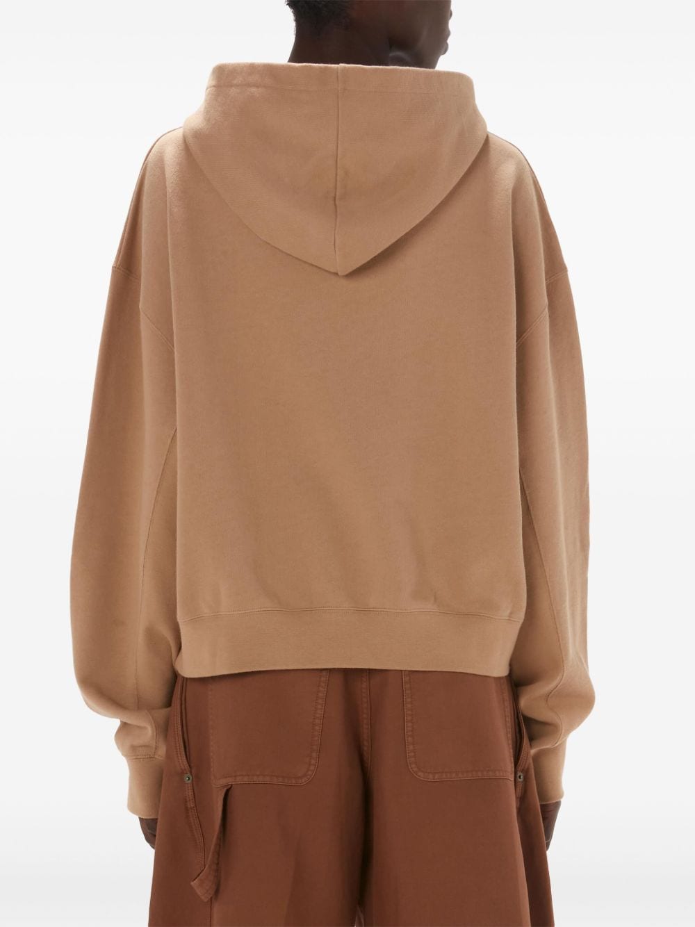 Shop Jw Anderson Anchor-logo Hoodie In Neutrals