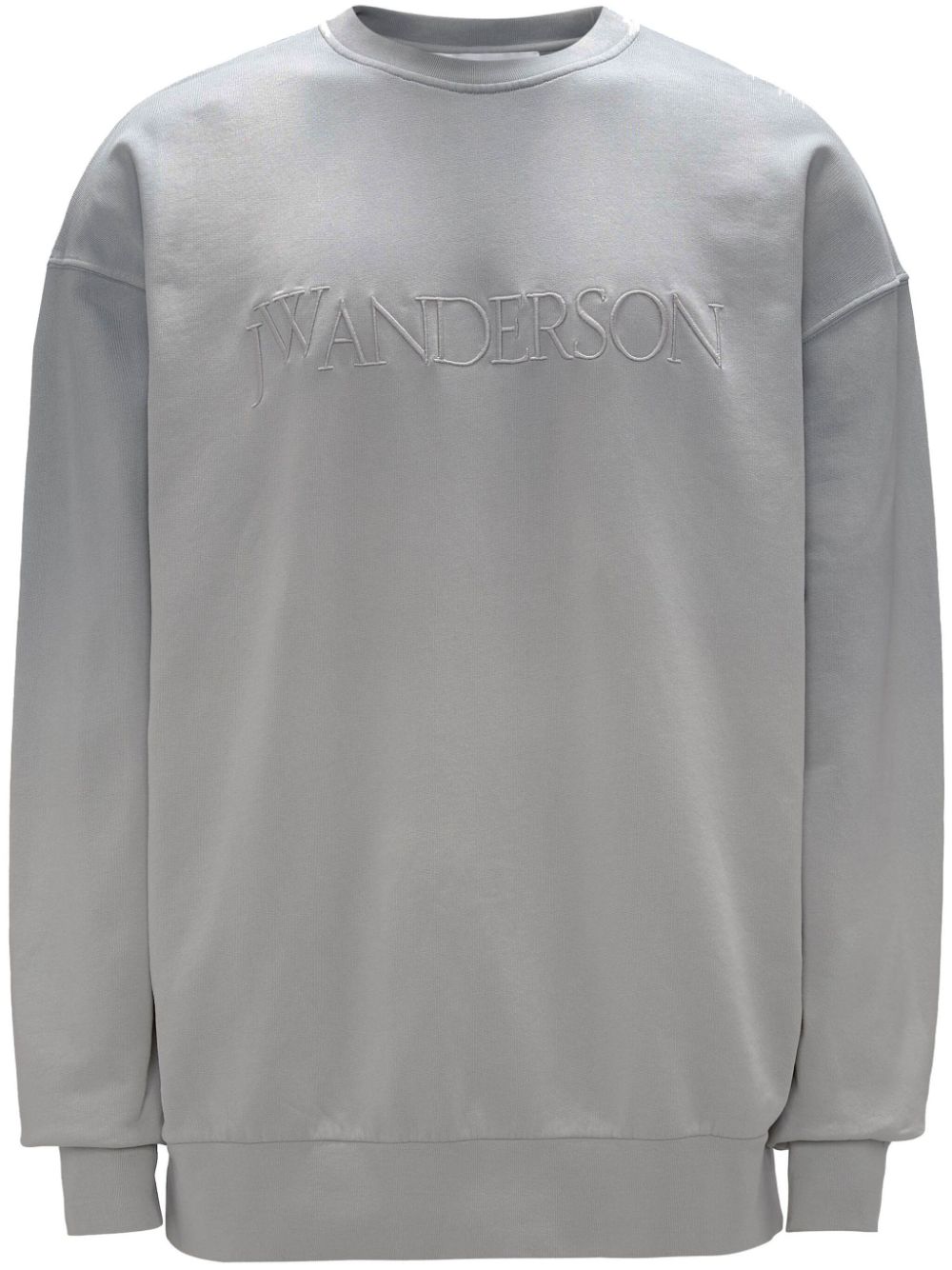 logo-embroidered gradient-effect sweatshirt