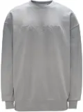 JW Anderson logo-embroidered gradient-effect sweatshirt - Grey