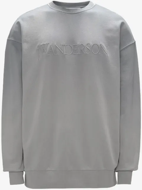 JW Anderson logo-embroidered gradient-effect sweatshirt