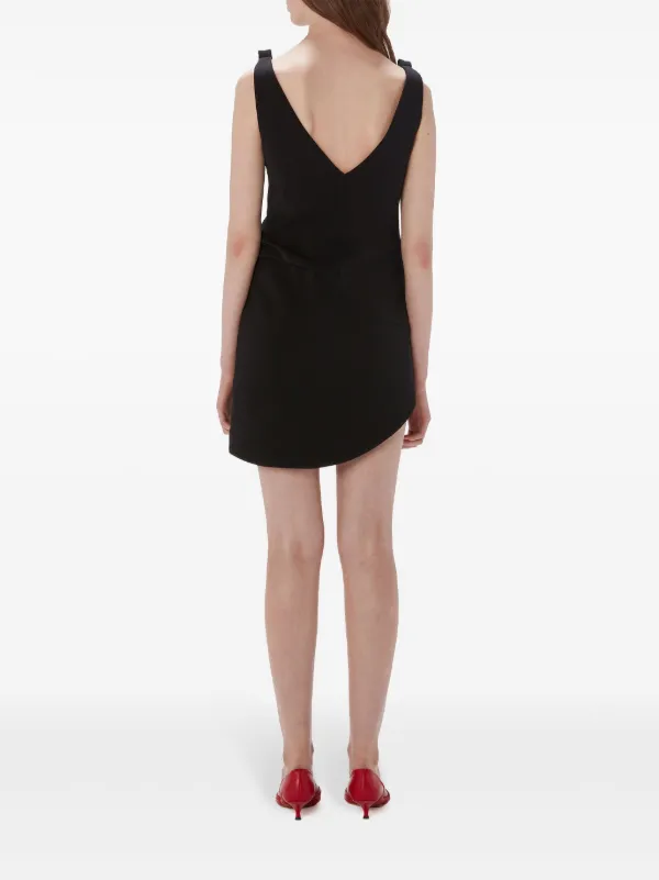 JW ANDERSON Vネックルーシュミディドレス DR0446PG1573 999 V-NECK DRAPED MINI DRESS – JW Anderson
