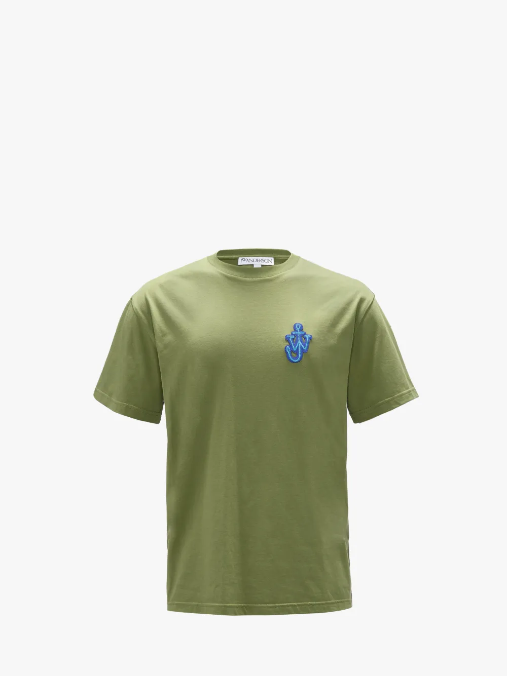 Jw Anderson Anchor Logo T-shirt In Green