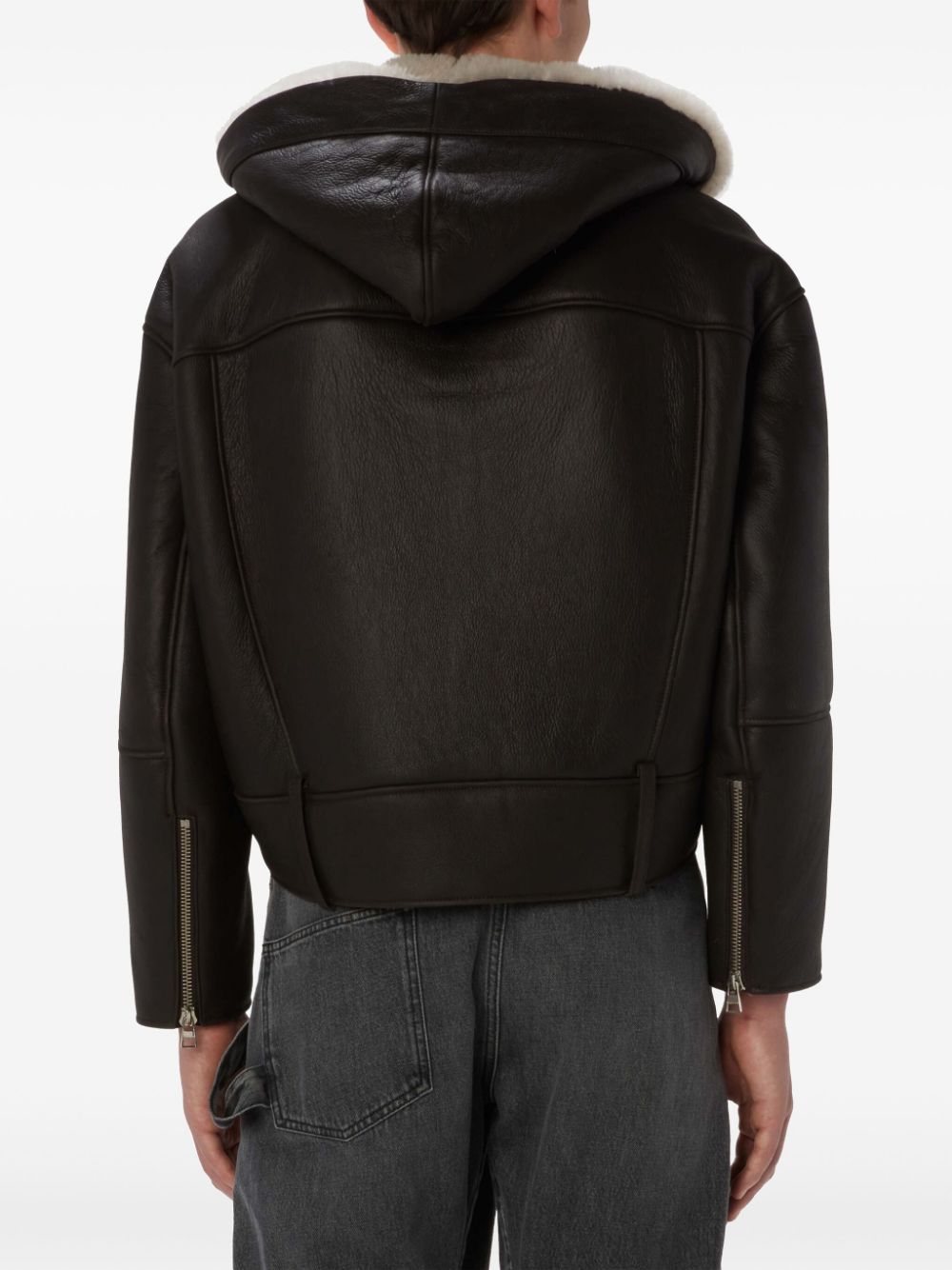 JW ANDERSON HOODED BIKER JACKET 