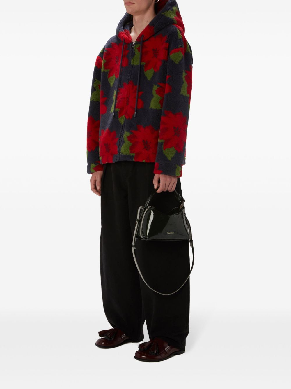 JW Anderson Jack met bloemenprint - Blauw