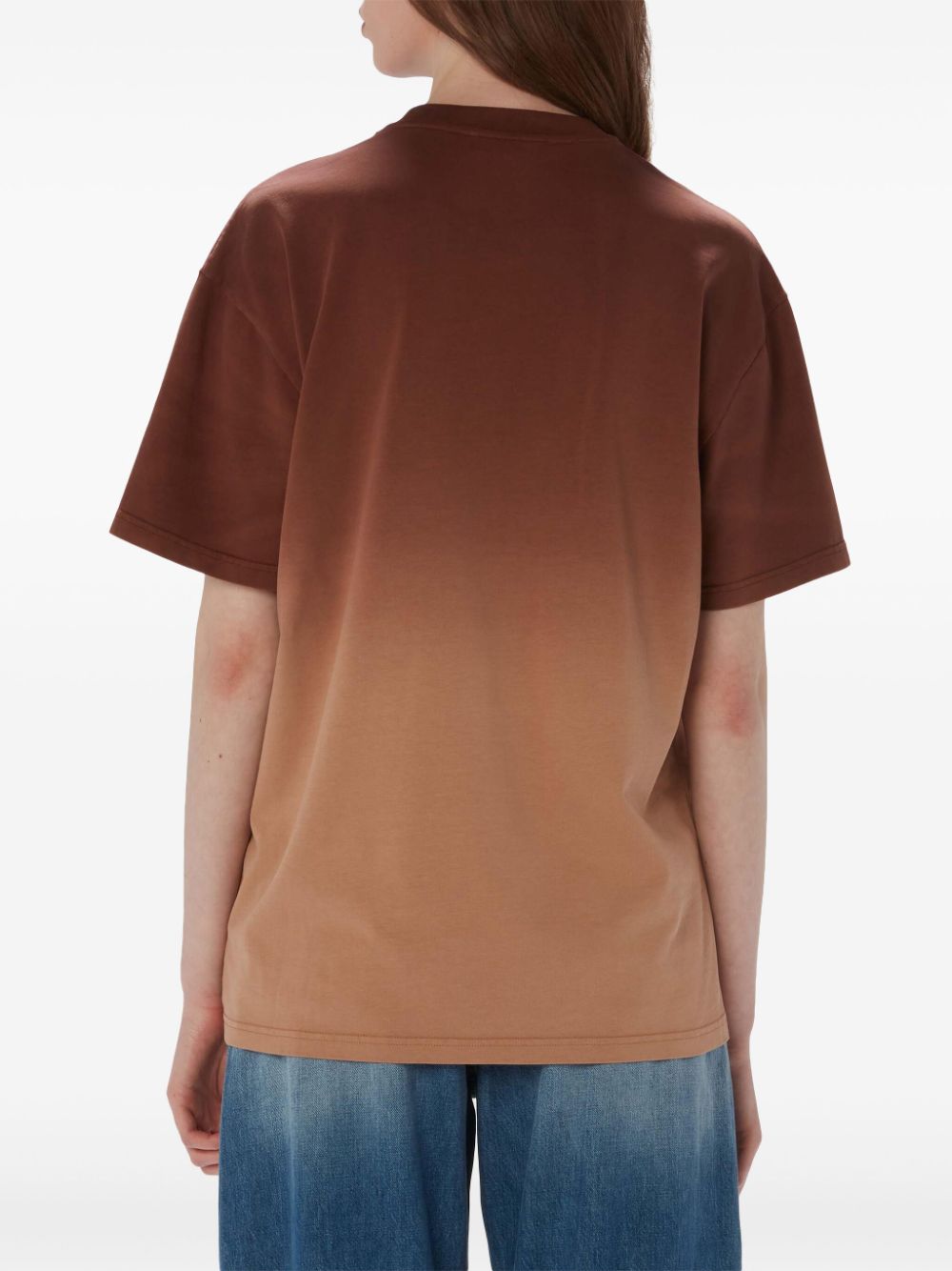 JW Anderson ombre-effect organic cotton T-shirt Women