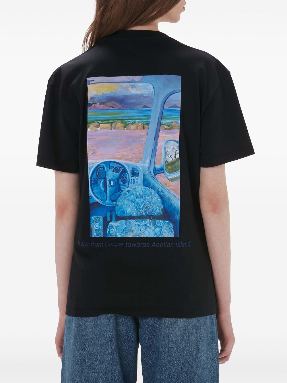 JW Anderson graphic-print organic cotton T-shirt Women