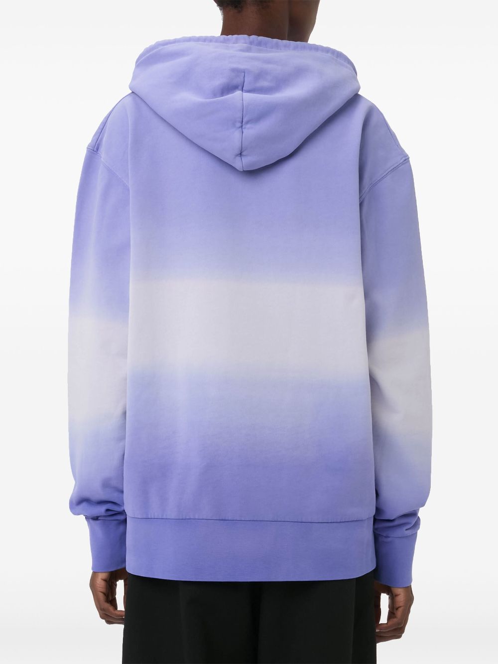 JW Anderson logo-embroidered gradient hoodie Women