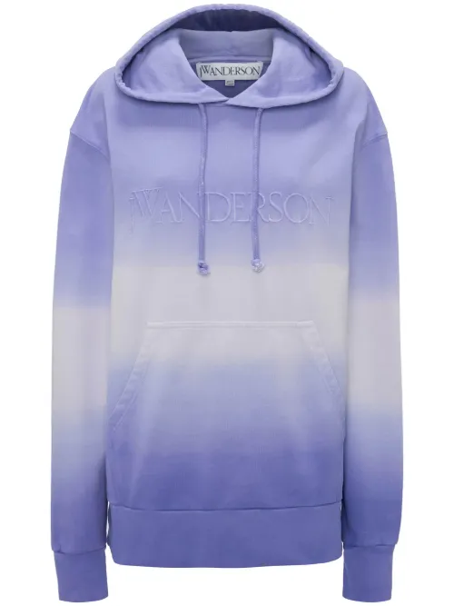 Hoodie à logo brodé - JW Anderson - Modalova