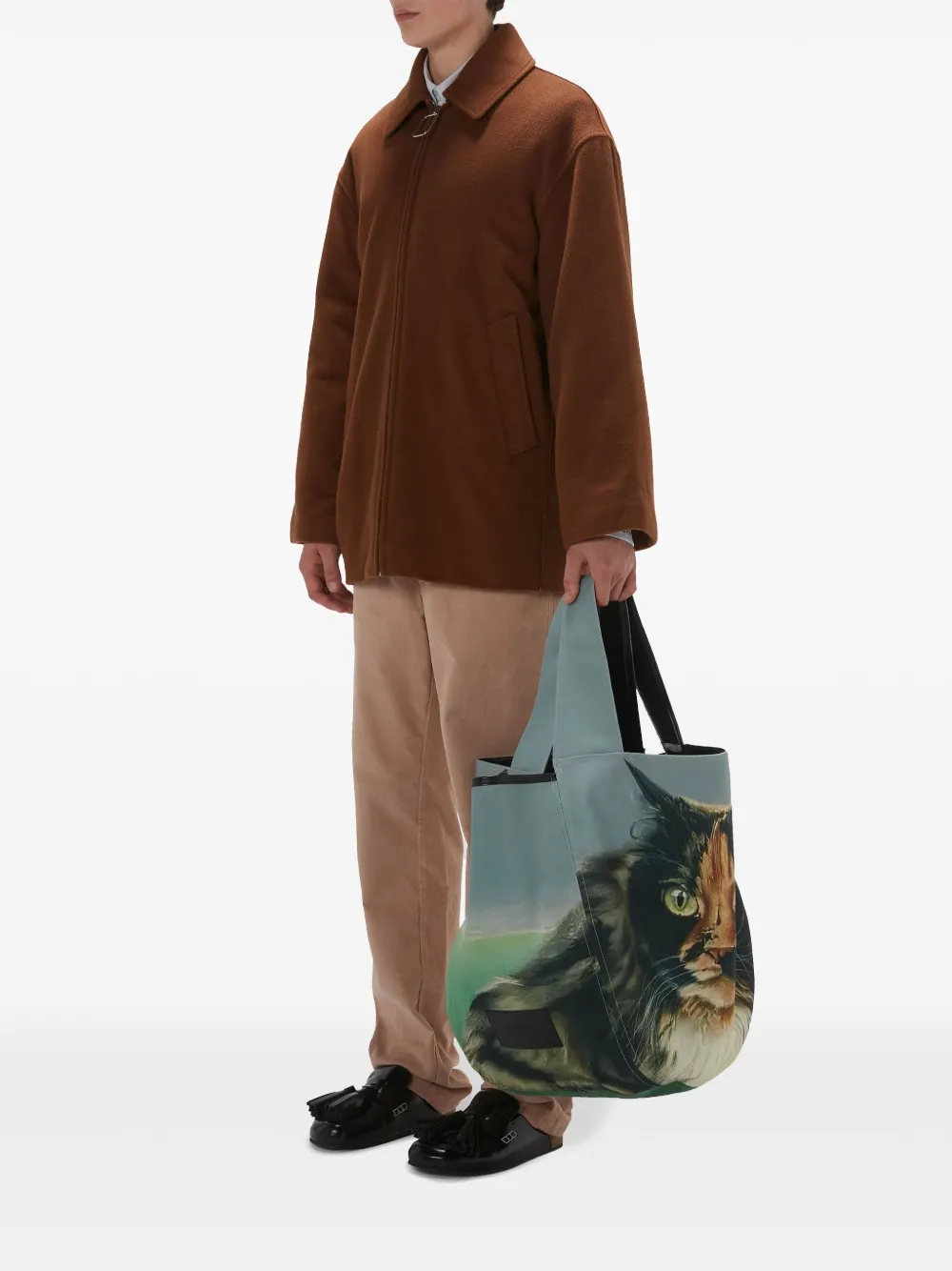 JW Anderson Cappotto con applicazione | Cappotti monopetto | Image 2
