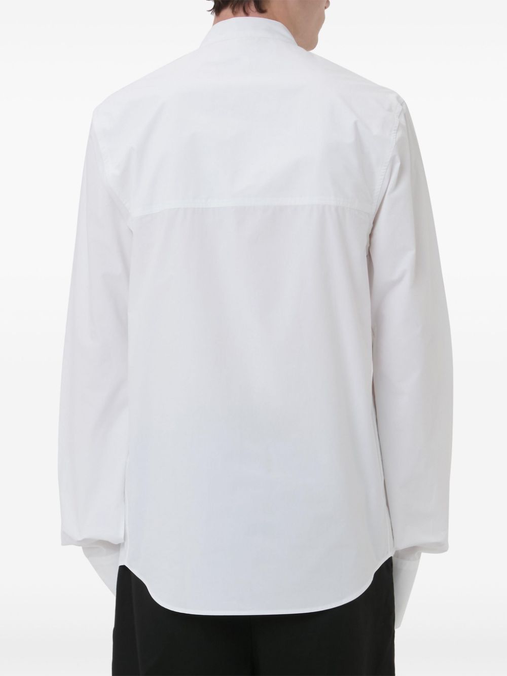 How to get cheap products JW Anderson open-sleeve tuxedo shirt Men