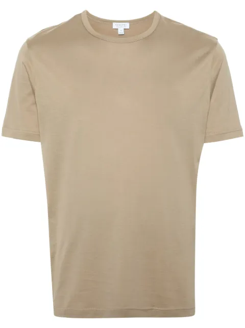 Sunspel T-Shirt mit Rundhalsausschnitt