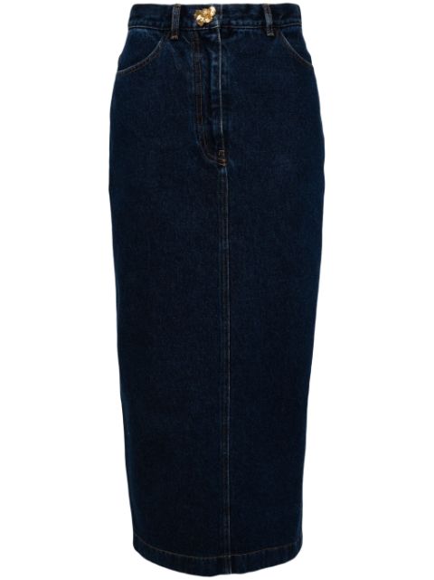 Oscar de la Renta denim pencil skirt