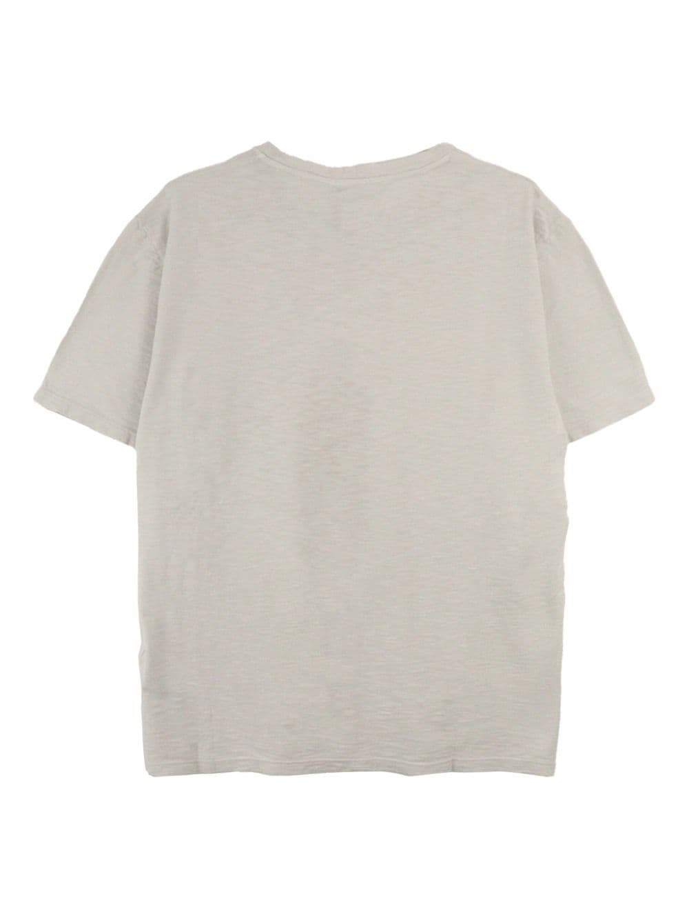 Shop Barena Venezia Chest-pocket Cotton T-shirt In Grey