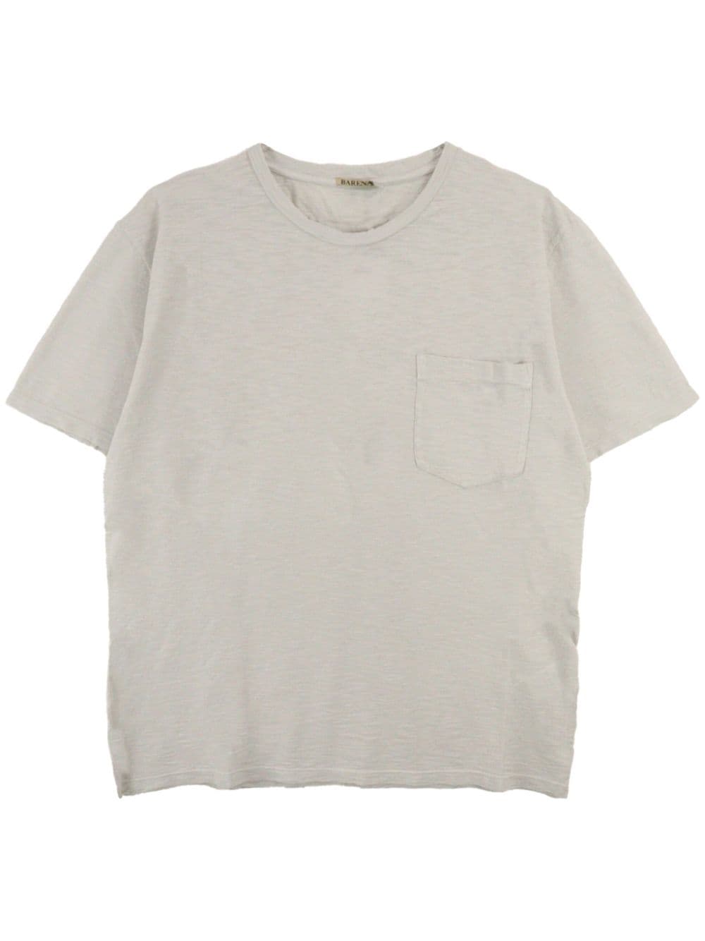 Barena Venezia Chest-pocket Cotton T-shirt In Grey