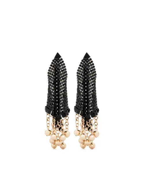 Boucles d'oreilles en maille métallique - Rabanne - Modalova
