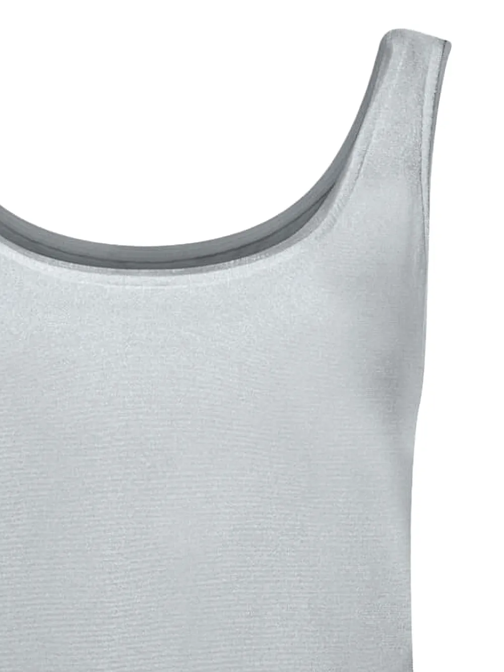 Wolford Jamaika tanktop met diepe ronde hals Wit