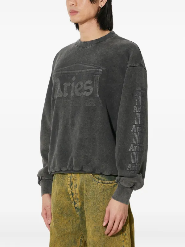 Aries ロゴ スウェットシャツ | ブラック | FARFETCH JP