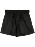 b+ab plissé effect shorts - Black