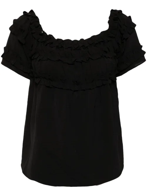 Blouse volantée à épaules dénudées - b+ab - Modalova