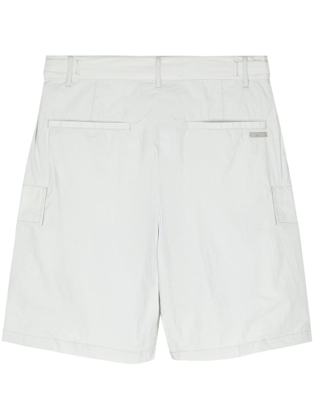 izzue Cargo shorts met ringlets en logoplakkaat - Grijs