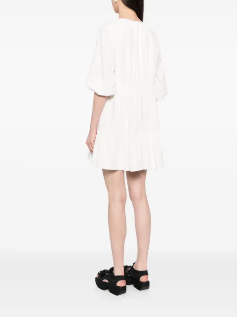 b+ab bead-embellished cotton dress 4S149AS - 3