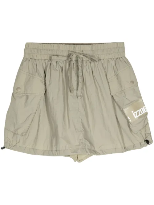 Jupe-short mini à lien de resserrage - izzue - Modalova