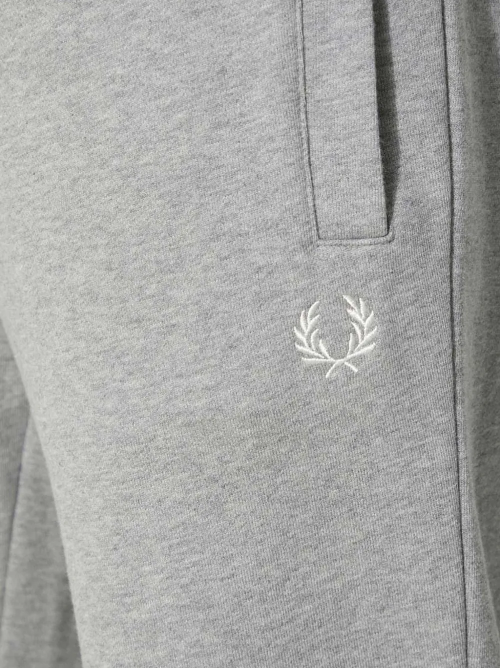 Fred Perry Broek met geborduurd logo Grijs