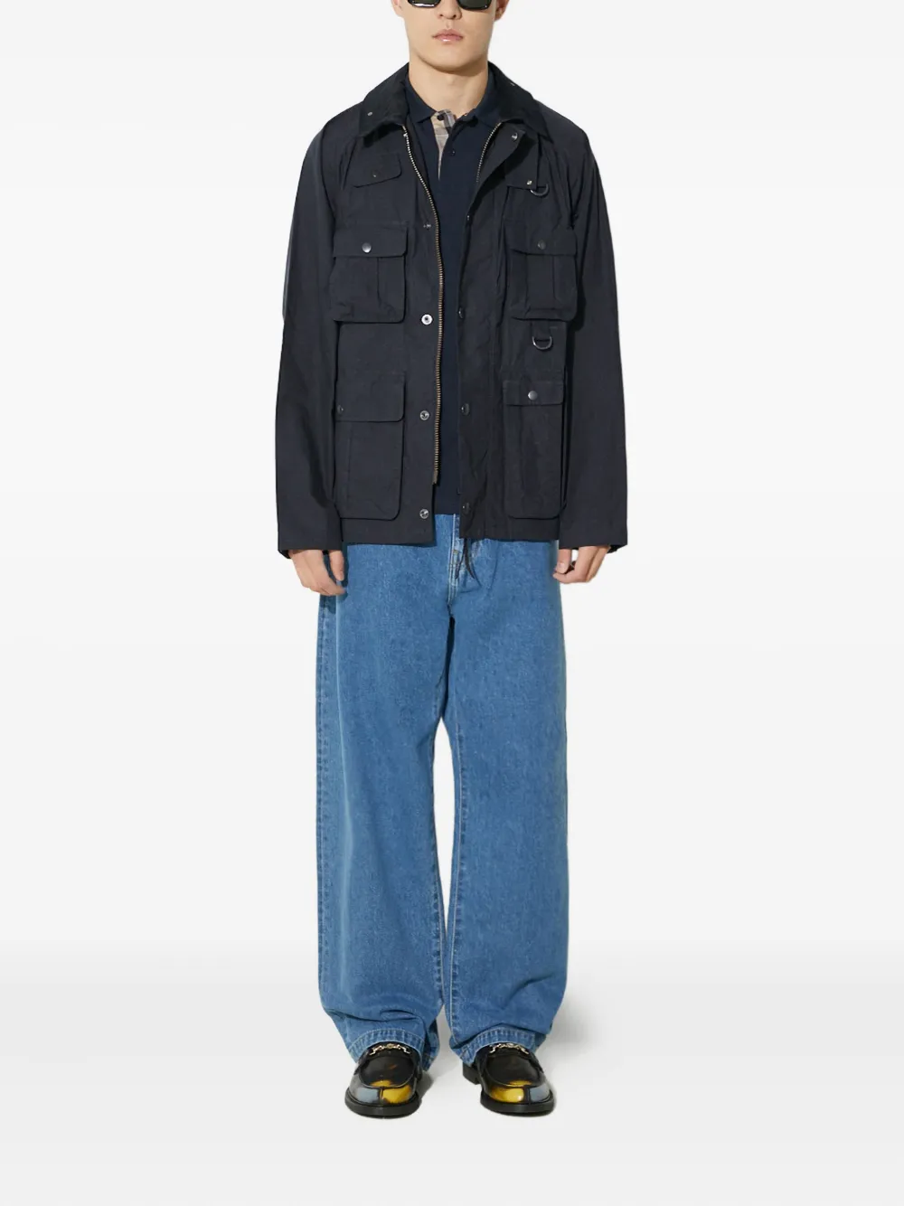 Barbour multiple-pocket corduroy-collar jacket | Military Jackets | Image 2