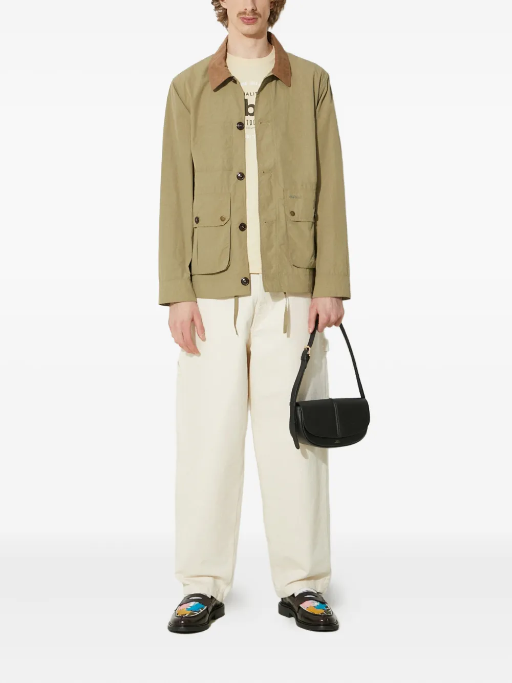 Barbour corduroy-collar button jacket | Shirt Jackets | Image 2