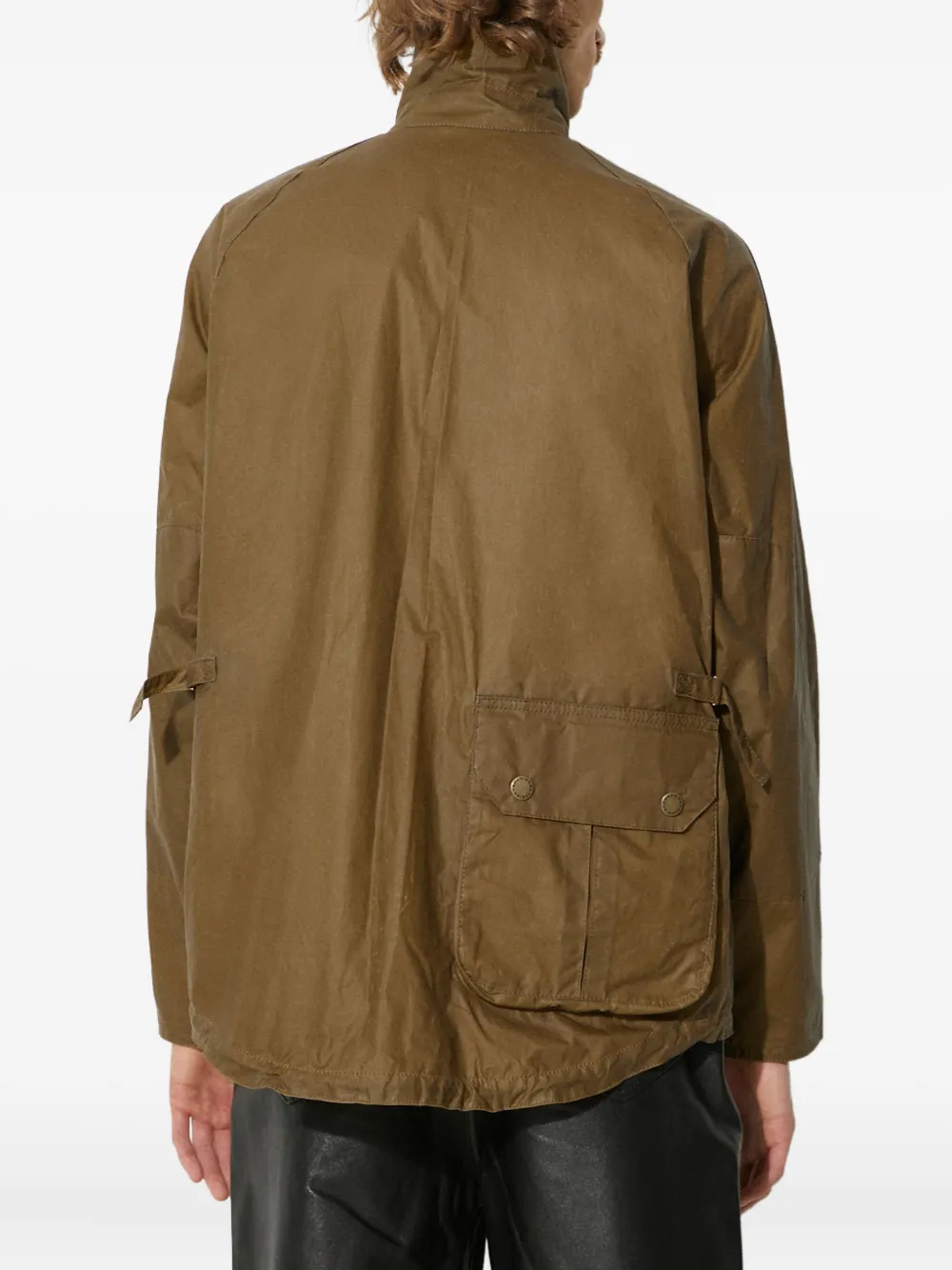 Barbour Jack met ribfluwelen kraag Groen