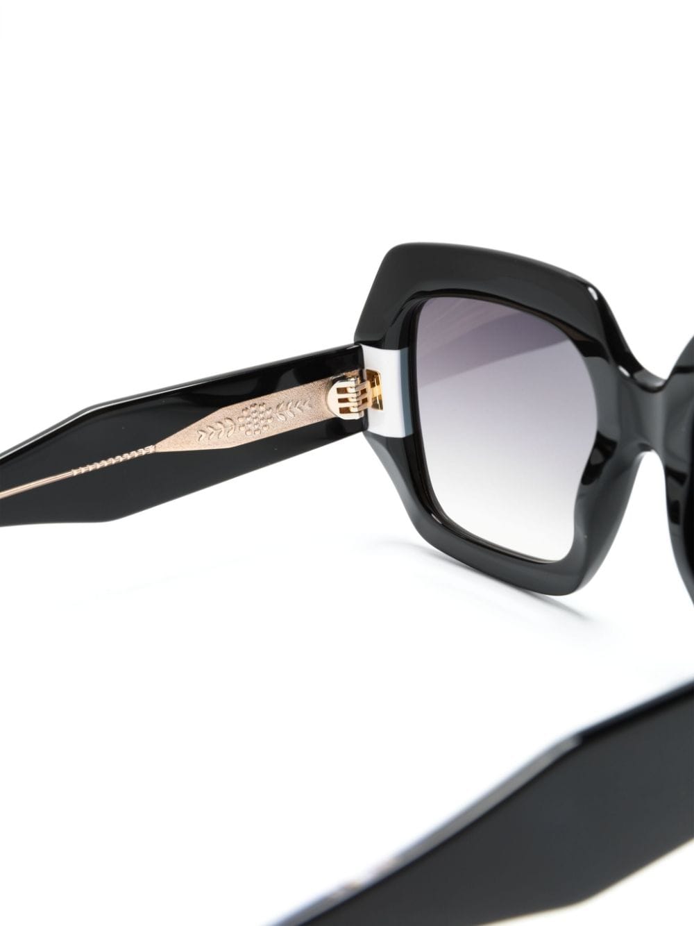 Shop Etro Mania Square-frame Sunglasses In Black