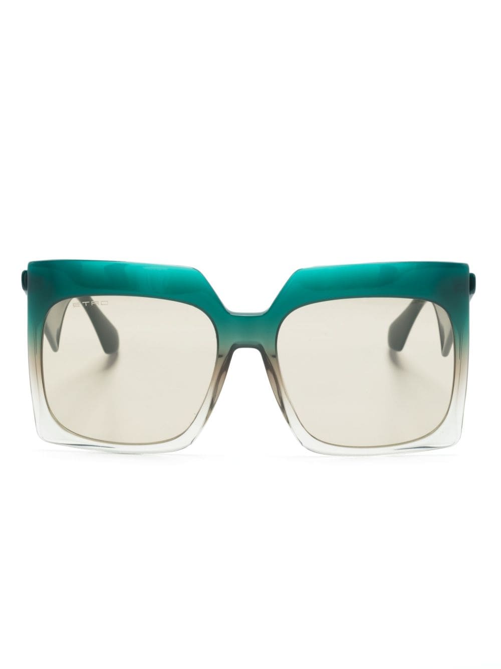 ETRO oversize square-frame sunglasses Groen