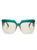ETRO oversize square-frame sunglasses - Green